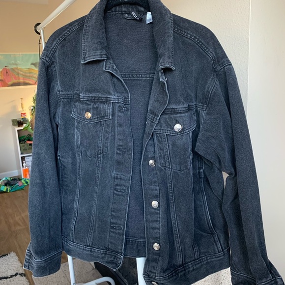 H&M Jackets & Coats Oversized Denim Jacket Poshmark